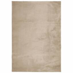 Berkfield Home Rug HUARTE Short Pile Soft & Washable Sand 140x200 cm in Light Sand - Size: Medium - thumbnail 3