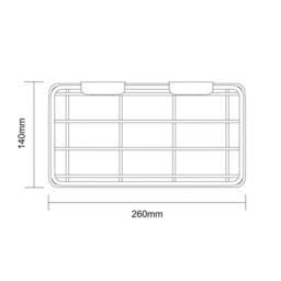 Showerdrape Suctionloc Chrome Steel Suction Wall Mounted Bottle Basket in Silver - thumbnail 5