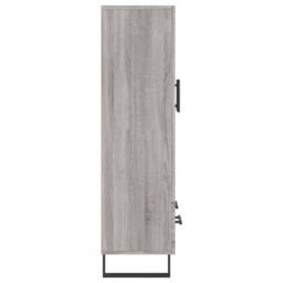 Berkfield Home Highboard Grey Sonoma 69.5x31x115 cm Engineered Wood - thumbnail 7