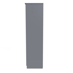 Ready Assembled 2 U Chester Triple Mirror Wardrobe (Ready Assembled) in Dark Grey - thumbnail 2