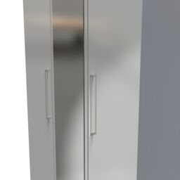 Ready Assembled 2 U Chester Triple Mirror Wardrobe (Ready Assembled) in Dark Grey - thumbnail 4