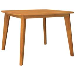 Berkfield Home Garden Table 110x110x75 cm Solid Wood Acacia in Brown - Size: 110 x 110 x 75 cm - thumbnail 2
