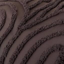 OHS Tufted Arches Bolster Pillow Soft Maternity Support Cushion in Dark Brown - thumbnail 3