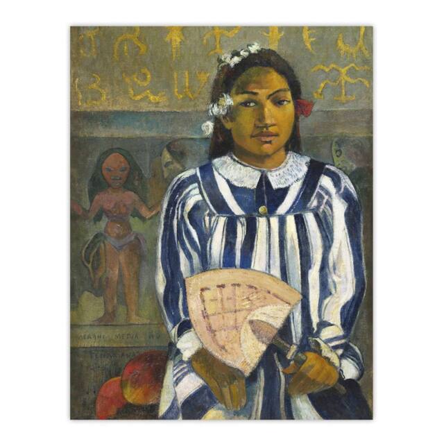 "Artery8 The Ancestors of Tehamana Paul Gauguin Wall Art Poster Print - Size: W12"" x H16""" - image 1