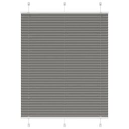 Berkfield Home Pleated Blind Anthracite 110x100 cm Fabric Width 109.4 cm Polyester in Black - thumbnail 2