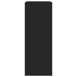 Berkfield Home Shoe Cabinet Black 52x37.5x100 cm Engineered Wood - thumbnail 5