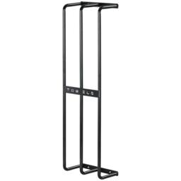 SPETLEK 3 Bar Wall Mounted Metal Towel Rack Black Bathroom Hanging Towel Rail - thumbnail 1