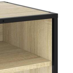 Berkfield Home TV Cabinet Sonoma Oak 270x40x46 cm Engineered Wood in Light Tan - Size: 270 x 40 x 46 cm - thumbnail 7