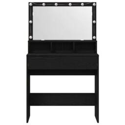Berkfield Home Dressing Table Black oak Particle board - thumbnail 7