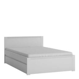 Wyld Haus Vienna 2ft 11 Single Bed Frame with Pull Out Drawer Alpine White - Size: Small Single - thumbnail 2
