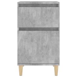 Berkfield Home Bedside Cabinets 2 pcs Concrete Grey 40x35x70 cm - Size: 40 x 35 x 70 cm - thumbnail 6
