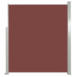 Berkfield Home Patio Retractable Side Awning 160 x 300 cm Brown - thumbnail 2