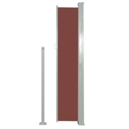 Berkfield Home Patio Retractable Side Awning 160 x 300 cm Brown - thumbnail 4