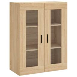 Berkfield Home Wall Mounted Cabinet Sonoma Oak 69.5x34x90 cm in Natural - thumbnail 3