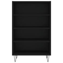 Berkfield Home Highboard Black 57x35x90 cm Engineered Wood - Size: 57 x 35 x 90 cm - thumbnail 4