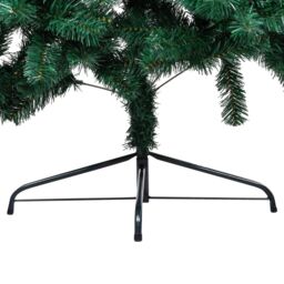 Berkfield Home Artificial Half Pre-lit Christmas Tree with Ball Set Green 210 cm - thumbnail 5