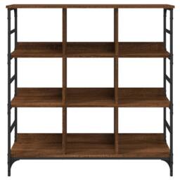 Berkfield Home Sideboard Brown Oak 102x32x103.5 cm Engineered Wood - thumbnail 4