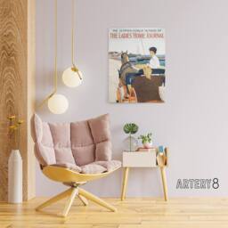 "Artery8 Home Journal Vintage Mag Canvas Wall Art Print Penfield in Beige - Size: W18"" x H24""" - thumbnail 3