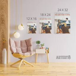 "Artery8 Home Journal Vintage Mag Canvas Wall Art Print Penfield in Beige - Size: W18"" x H24""" - thumbnail 4