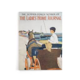 "Artery8 Home Journal Vintage Mag Canvas Wall Art Print Penfield in Beige - Size: W18"" x H24""" - thumbnail 1