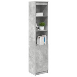 Berkfield Home Highboard Concrete Grey 37.5x35x180 cm Engineered Wood - thumbnail 4