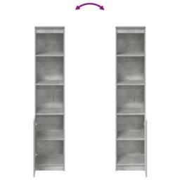 Berkfield Home Highboard Concrete Grey 37.5x35x180 cm Engineered Wood - thumbnail 8