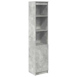 Berkfield Home Highboard Concrete Grey 37.5x35x180 cm Engineered Wood - thumbnail 2