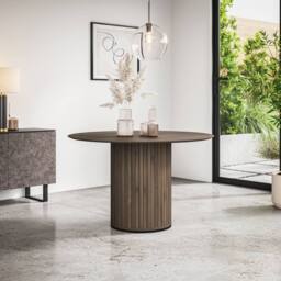 More4Homes Arlo Round Dining Table w Walnut Legs - thumbnail 5