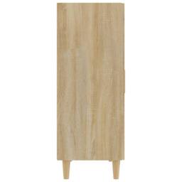 Berkfield Home Sideboard Sonoma Oak 70x34x90 cm Engineered Wood in Light Brown - Size: 70 x 34 x 90 cm - thumbnail 4