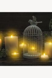 Art for the Home Home LED Printed Canvas Wall Art in Beige - thumbnail 3