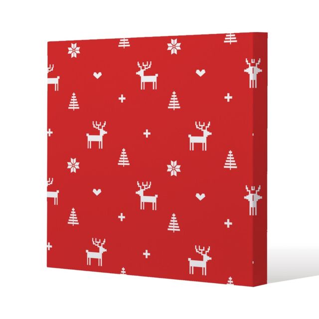 Benjamin Tate Design Norway christmas festive sweater (canvas) / 61 x 61 x 4cm in Natural - Size: 61 x 61 x 4 cm - image 1