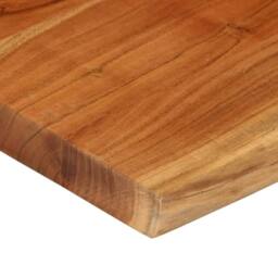 Berkfield Home Table Top 60x60x3.8 cm Rectangular¬†Solid Wood Acacia Live Edge in Brown - thumbnail 6