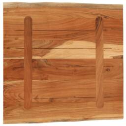 Berkfield Home Table Top 60x60x3.8 cm Rectangular¬†Solid Wood Acacia Live Edge in Brown - thumbnail 5