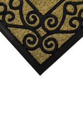 JVL Woven Coir Tuffscrape Doormat 45x75cm Welcome in Natural - Size: 45 cm x 75 cm - thumbnail 4