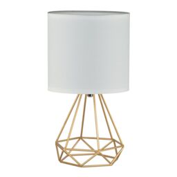 First Choice Lighting Set of 2 Christie - Gold Geometric Lamps - thumbnail 3