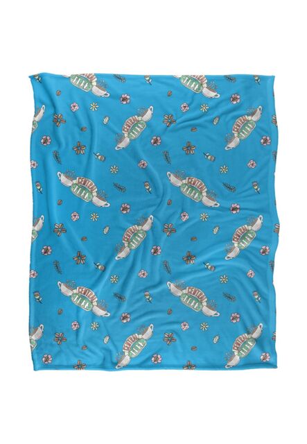 Warner Brothers Friends Silky Touch Super Soft Throw Blanket 152x127cm in White - Size: 152x127 cm - image 1
