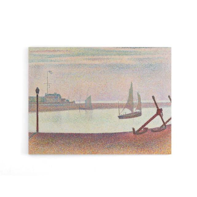 "Artery8 Georges Seurat The Channel At Gravelines Canvas Wall Art Print - Size: W18"" x H24""" - image 1