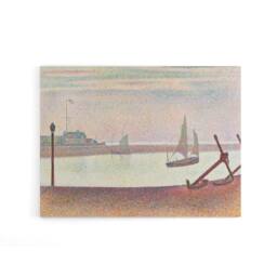 "Artery8 Georges Seurat The Channel At Gravelines Canvas Wall Art Print - Size: W18"" x H24""" - thumbnail 1