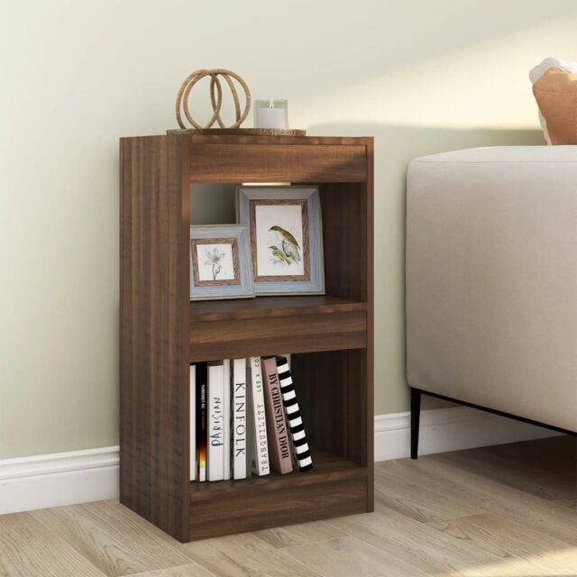 Berkfield Home Book Cabinet/Room Divider Brown Oak 40x30x72 cm - Size: 40 x 30 x 72 cm - image 1