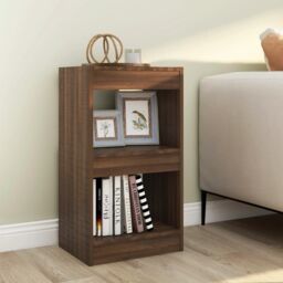 Berkfield Home Book Cabinet/Room Divider Brown Oak 40x30x72 cm - Size: 40 x 30 x 72 cm - thumbnail 1