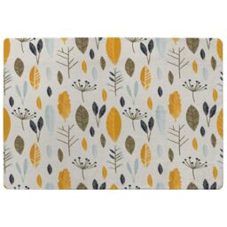 Benjamin Tate Design Autumn Floral Illustrations Rug in Natural - Size: Large - thumbnail 1