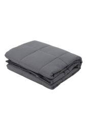Living and Home Weighted Blanket Cooling and Breathable Heavy Blanket for All-Season 100x155cm, 3.5 kg in Grey - Size: 100x155 cm - thumbnail 2