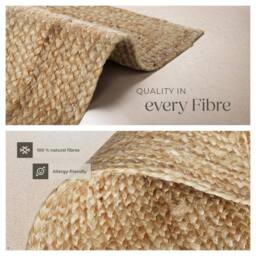 tectake Rug Glim 160 X 230 Cm - Brown in Tan - Size: 160 cm x 230 cm - thumbnail 5