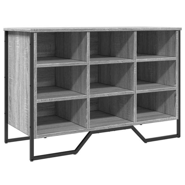 Berkfield Home Shoe Cabinet Grey Sonoma 90x38x61.5 cm Engineered Wood - image 1