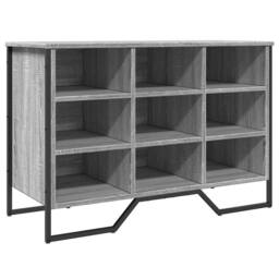 Berkfield Home Shoe Cabinet Grey Sonoma 90x38x61.5 cm Engineered Wood - thumbnail 1
