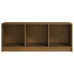 Berkfield Home TV Cabinet Honey Brown 104x33x41 cm Solid Pinewood - Size: 104 x 33 x 41 cm - thumbnail 5