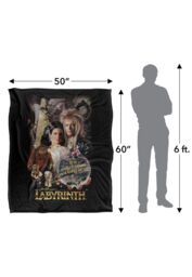 Jim Henson Labyrinth Only Forever Silky Touch Super Soft Throw Blanket 152 X 127 cm in White - thumbnail 5