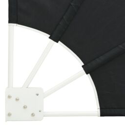 Berkfield Home Balcony Privacy Screen Folding Manual Anthracite 140 x 140 cm Fabric - thumbnail 7