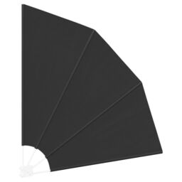 Berkfield Home Balcony Privacy Screen Folding Manual Anthracite 140 x 140 cm Fabric - thumbnail 5