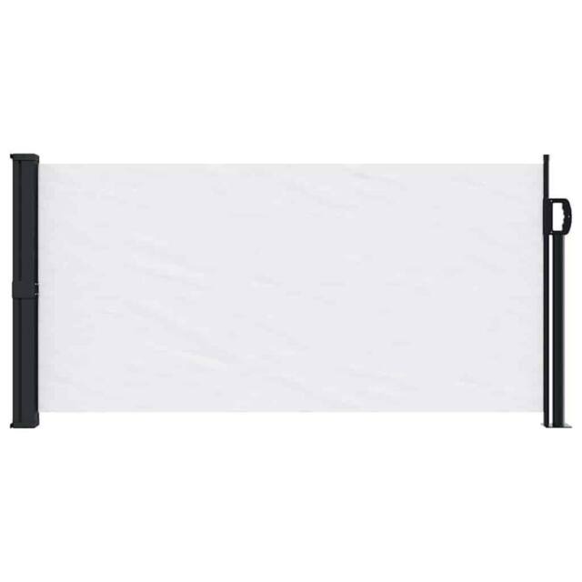 Berkfield Home Retractable Side Awning White 100x500 cm - image 1